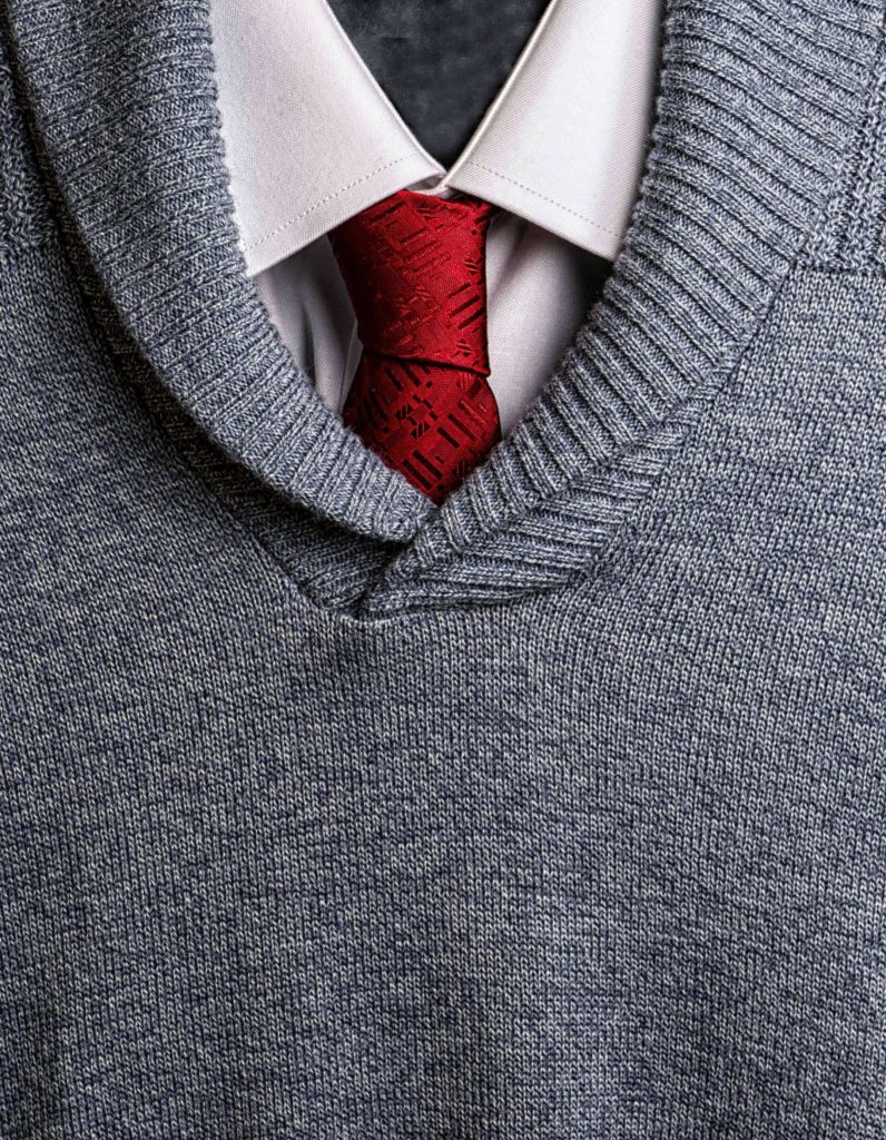 Sweter w serek
